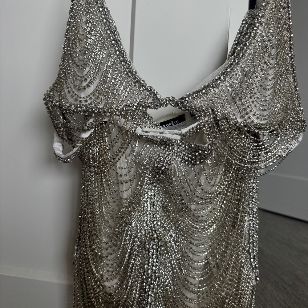 Retrofete Silver Mini Skirt Set - Picture 5 of 6